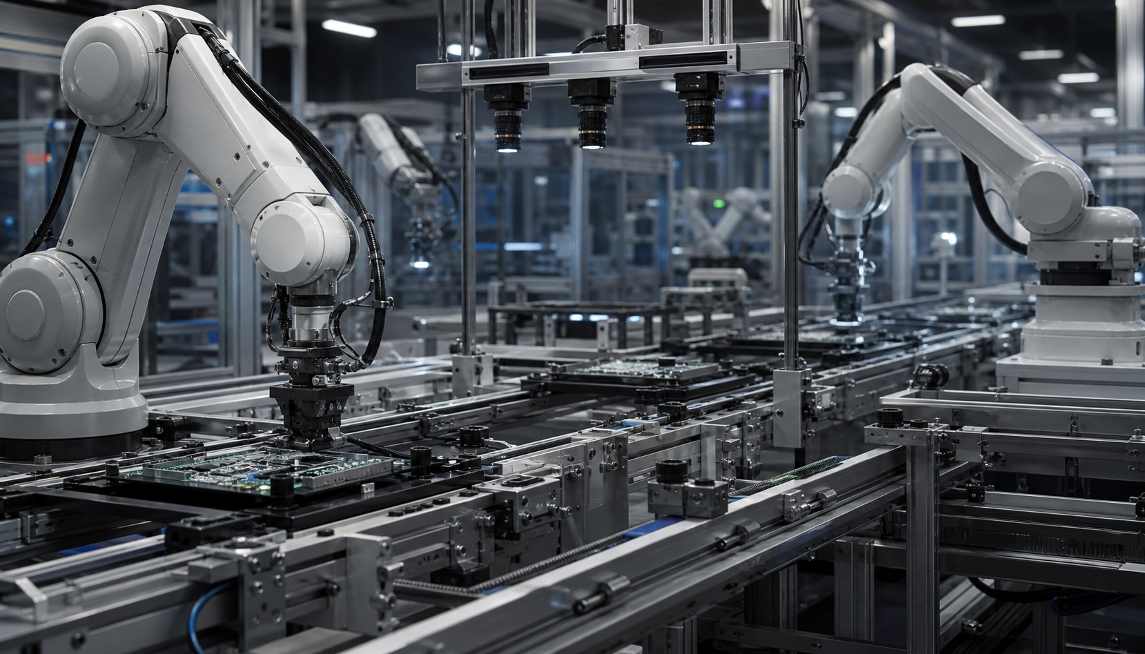 Connected industrial machinery and smart manufacturing systems